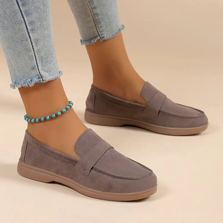 Women Work Shoes Comfortable for Work Autumn Fashion Women Casual Flat Shoes Plus Size 35-43 Non-slip Platform Zapatos De Mujer