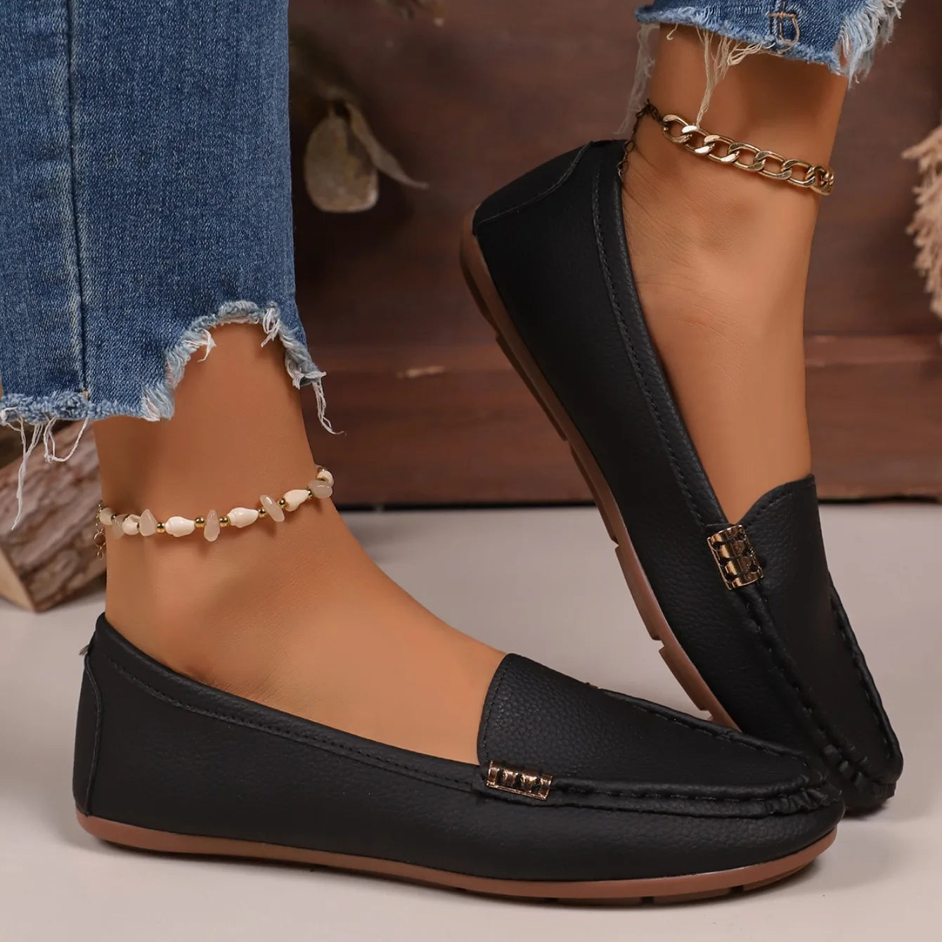 Women Loafers 2025 New Lightweight Shoes for Women Comfortable Casual Sneakers Slip on Ballet Flat Shoes Women Zapatos De Mujer