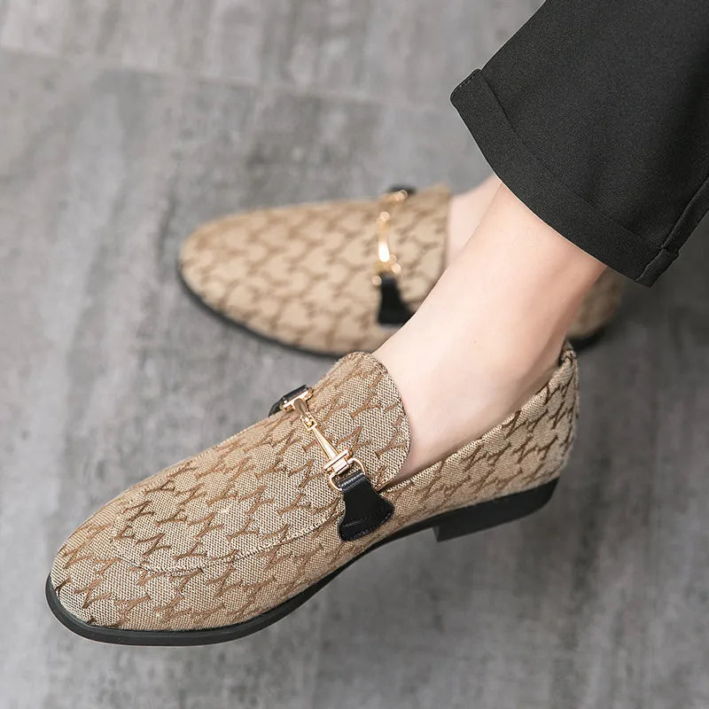 2025 Classic Luxury Man Moccasin Shoes Fashion Designer Men Loafers Comfortable Flat Shoes Slip On Casual Dress Shoes For Men