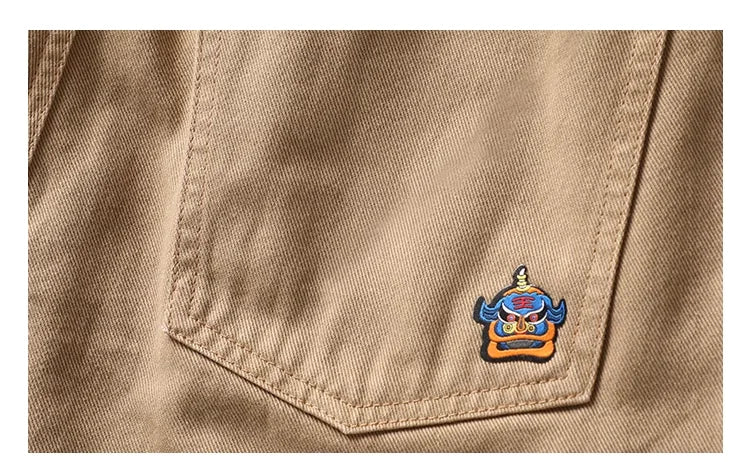 Japanese Streetwear High Quality Cargo Pants For Men Clothing Harajuku Casual Straight-Leg Trousers Korean Fashion Baggy Pants