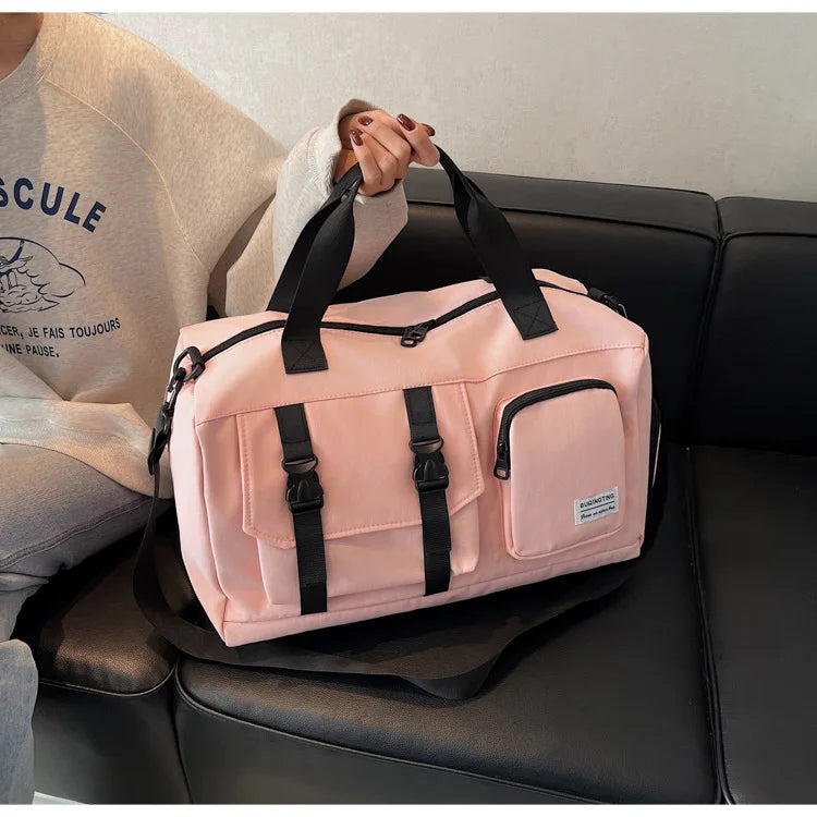 Funlin Large Capaci Multifunctional Sports Fitn Bag Independent oe Carent Simple Travel Bag oulder Bag Handbag