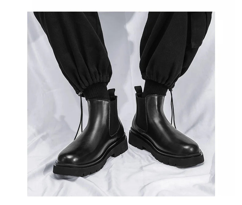 Boots Men Shoes Casual Shoes Classics Ankle Boots High Slip on  Office  Ventilate  Versatile Motorcycle