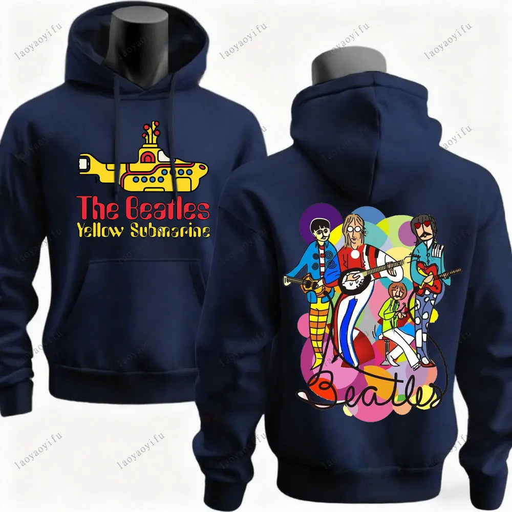 The Beatles Hoodie Men Hoodie Street Fashion Drop Shoulder Hoody Streetwear Long Sleeve Sportswear Streetwear Aesthetic Clothes