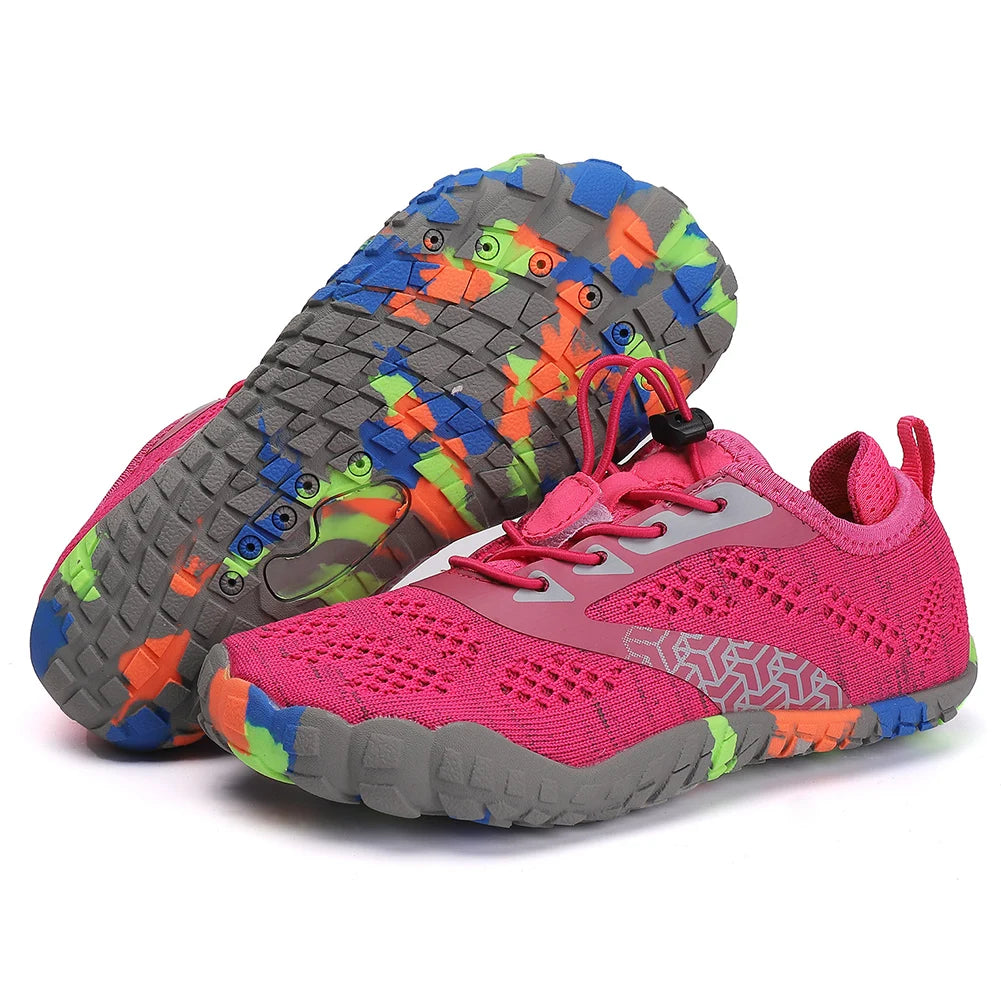 Kids Water Shoes Children Barefoot Shoes Comfortable Soft Sports Shoes Breathable Lightweight Aqua Shoes for Outdoor Beach