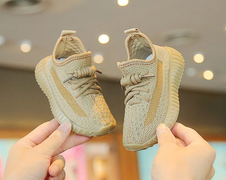 Children's Fashion Sneakers Student Casual Sports Shoes Boys Girls All-match Breathable Non-slip Running Shoes Kids Footwears