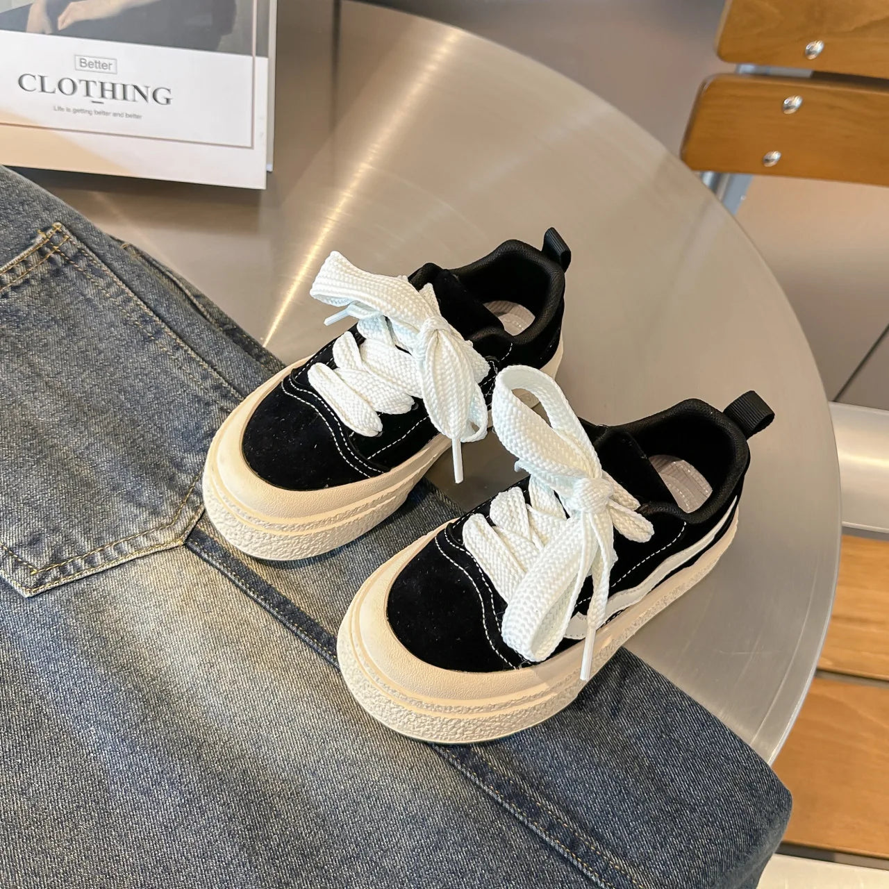 Kids Sneakers Fashion Round Toe Comfortable Fashion Non-slip Sports Shoes for Toddlers Children Soft Soled Casual Versatile Shoe