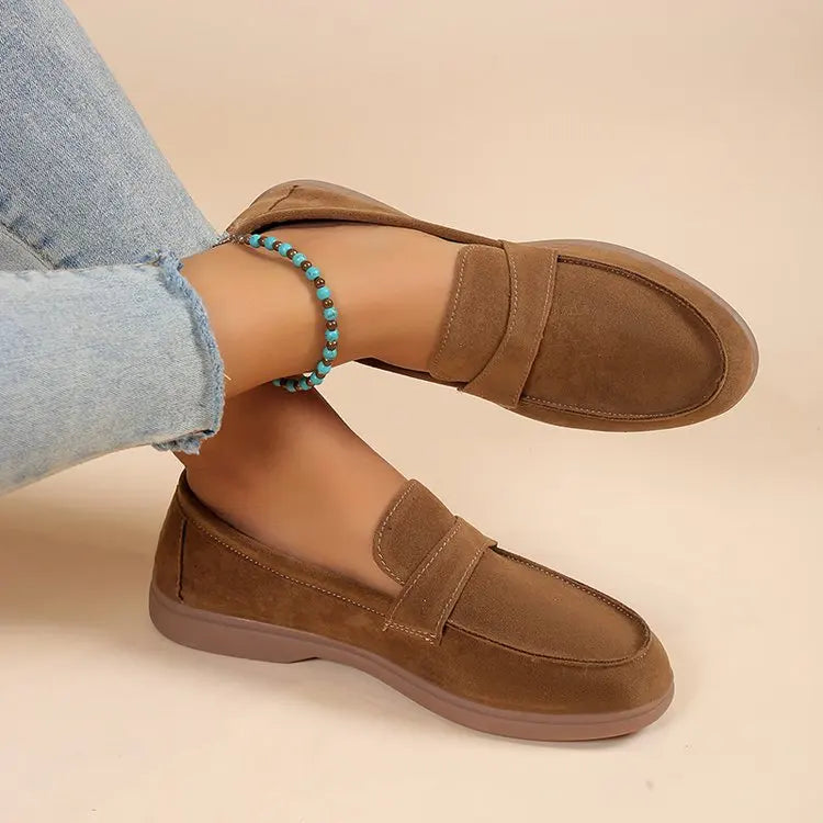 Women Work Shoes Comfortable for Work Autumn Fashion Women Casual Flat Shoes Plus Size 35-43 Non-slip Platform Zapatos De Mujer