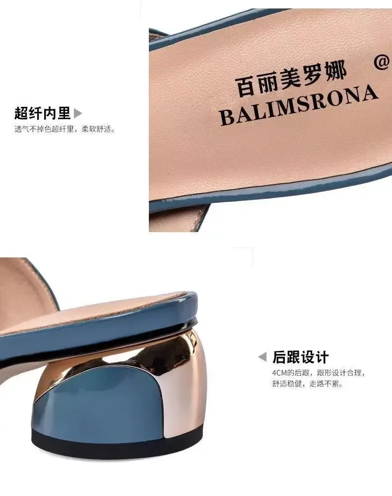 Women's Shoes Fashion Red Sexy Womens Slippers PU Soft Leather Ladies Comfortable Sandals Suitable for Girls Pantuflas Mujer