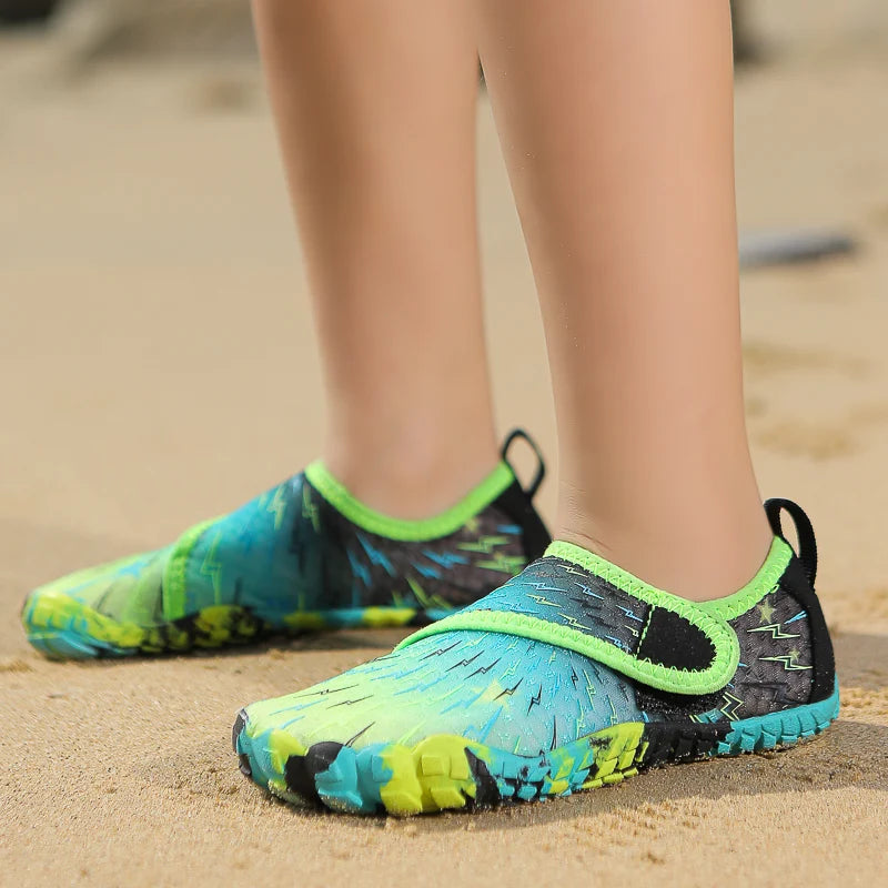 Kids Quick-Drying Shoes Anti Slip Wear-Resistant Cushioning Collision Prevention Soft Breathable Kids Quick-Drying Water Shoes
