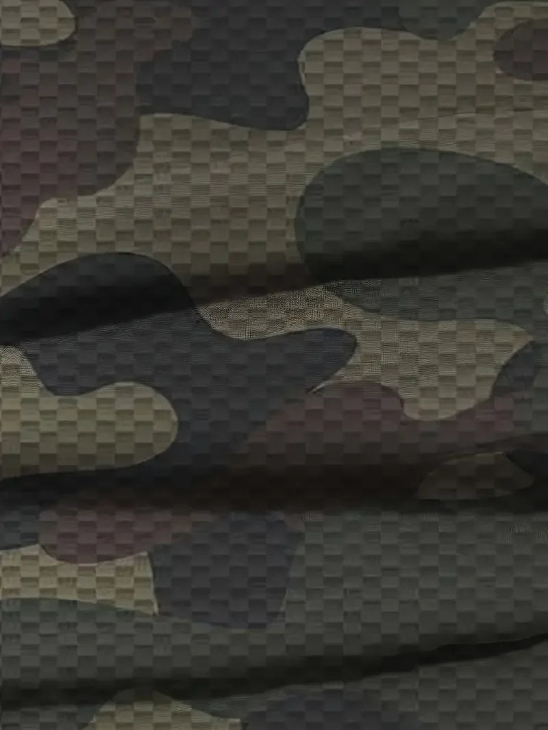 Summer Outdoor Men's T Shirt 3d Skull Warrior Camouflage Print Man Trendy Color Block Short Sleeve Tee Crew Neck T-Shirt Clothes