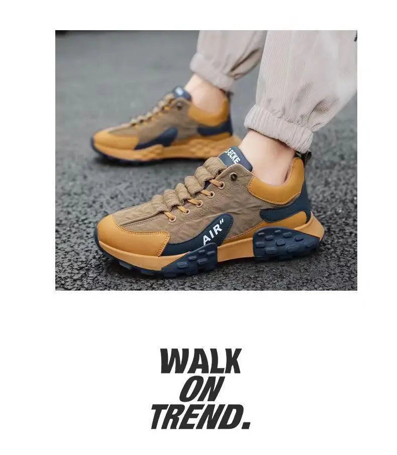 Men Sneakers Platform Men Shoes 2025 New Running Shoes for Men Luxury Brand Casual Vulcanized Shoes Comfortable Tenis Masculino