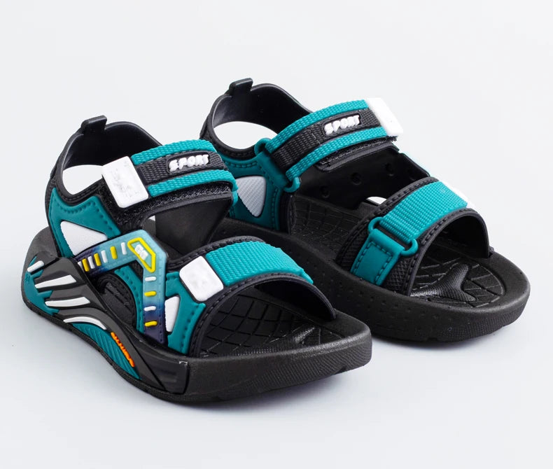 One Pairs of Summer Kids' Sandals Unisex Soft Bottom Casual Beach Shoes for Primary School Students