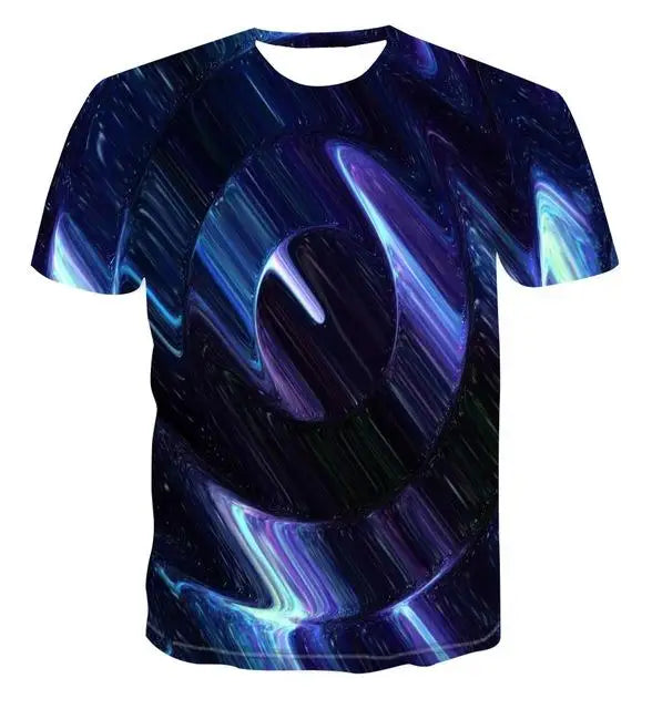 2022 New Summer Men's 3d T-shirt Casual Short-sleeved O-neck Fashion Funny Printing T-shirt Men and Women T-shirt High-quality