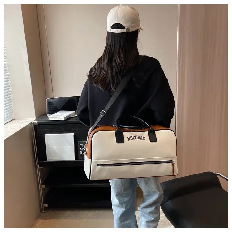 Large Capacity PU Zipper Travel Bag 2025 New High Quality Brand Simplicity Waterproof Luxury Leisure Vacation Luggage Bag