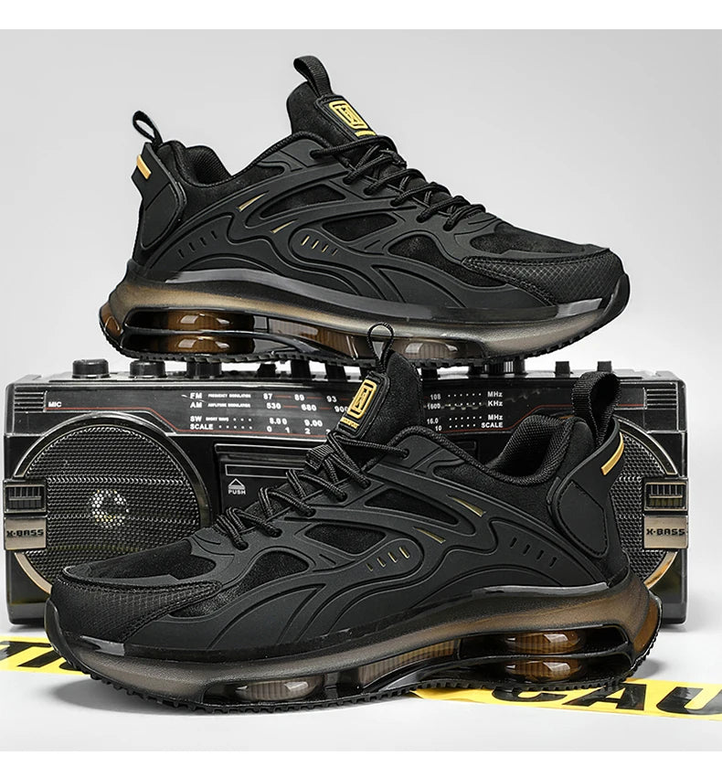 Men Shoes 2025 Casual Walk Air Cushion Marathon Breathable Lightweight Women's Comfortable Athletic Nonskid Sneakers