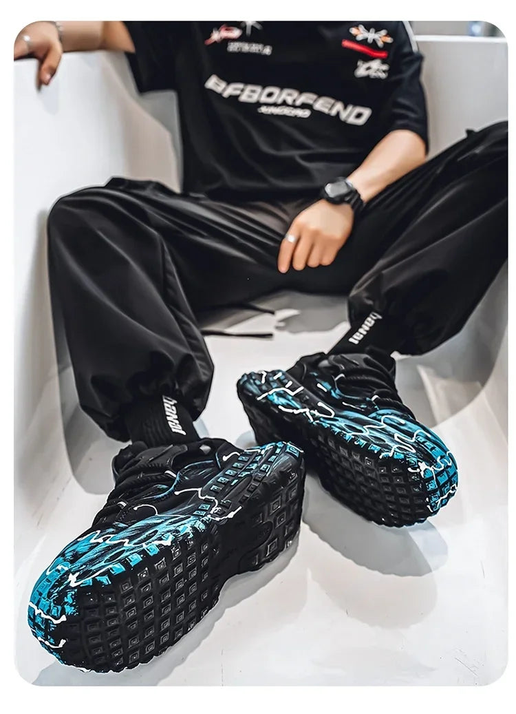 Men's Casual Shoes 2025 Shockproof Comfortable Outdoor Running Fitness Training Exercise Sneakers Size 39-44 Hot Sale Retro