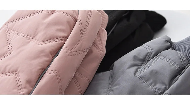 Kids Winter Thermal Pants Cotton-Padded Warm Trousers for Cold Weather Outdoor Snow Play & Comfort