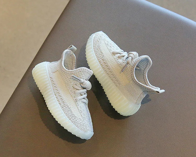 Children's Fashion Sneakers Student Casual Sports Shoes Boys Girls All-match Breathable Non-slip Running Shoes Kids Footwears