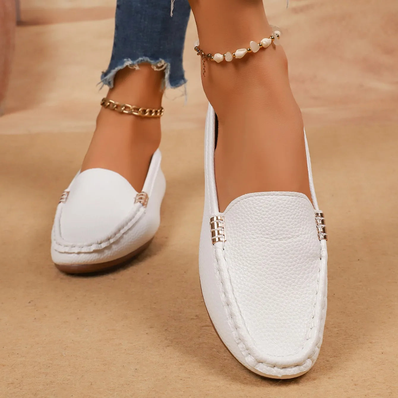 Women Loafers 2025 New Lightweight Shoes for Women Comfortable Casual Sneakers Slip on Ballet Flat Shoes Women Zapatos De Mujer