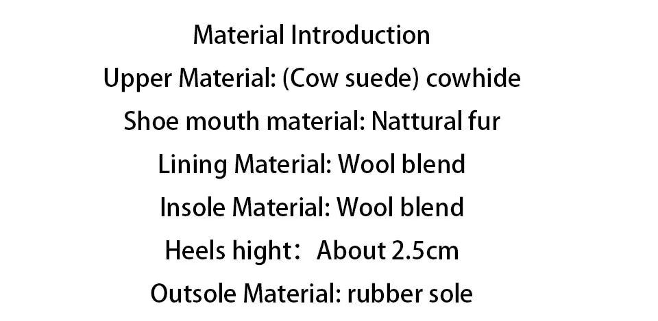 Boots Women Ankle Fur boots Fashion Women  Leather loafers flat 2025 High Quality Winter boots Comfortable Wool Snow