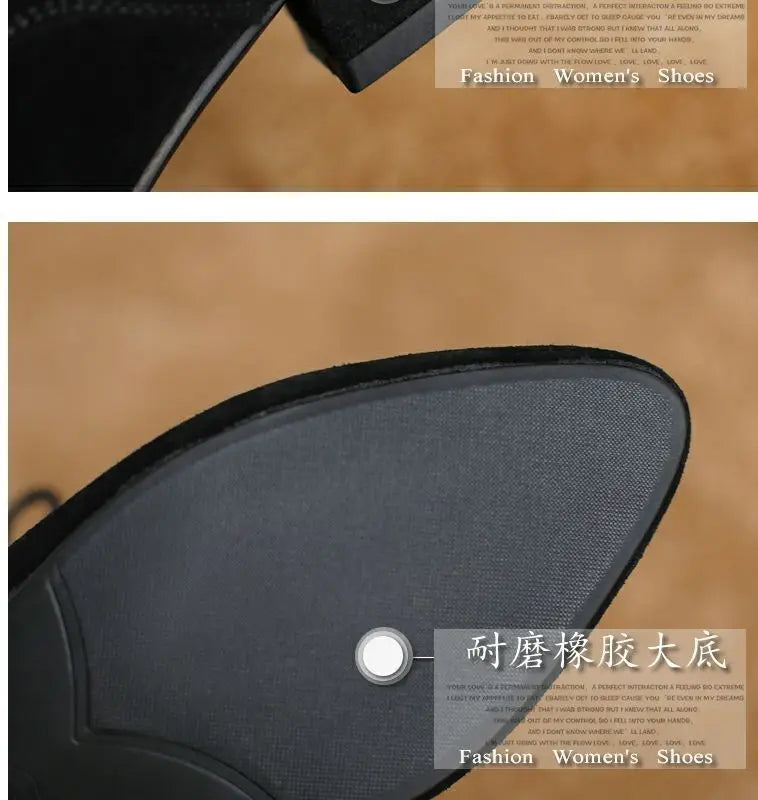 Super High Heel Boots High Heel Shoes Thick Heel Short Boots Autumn Winter 2025New Waterproof Platform Single Boot Women Boots