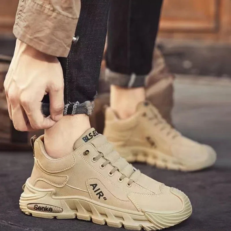 Men's Fashion Walking Shoes 2025 Spring New Outdoor Men's Sports Shoes Breathable Casual Shoes Comfortable and Lightweight