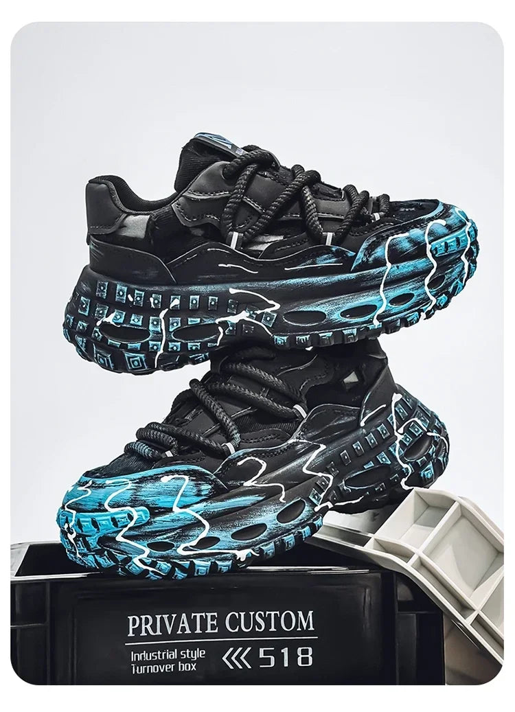 Men's Casual Shoes 2025 Shockproof Comfortable Outdoor Running Fitness Training Exercise Sneakers Size 39-44 Hot Sale Retro