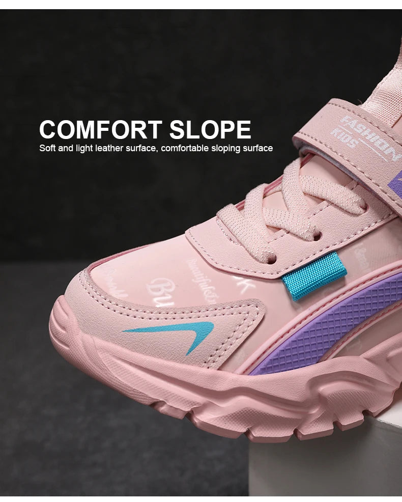 Kids Girls Shoes Running School Casual Sports Breathable Non-slip Sneakers Basketball Children Outdoor Walking Tennis All Season