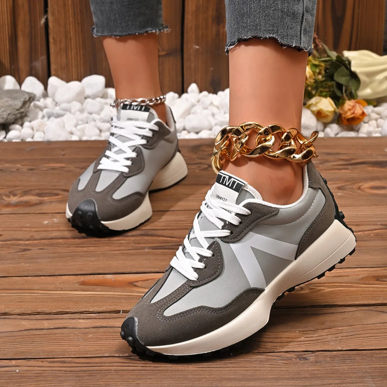 2025 Women Shoes Comfortable Quality Autumn Fashionable Sneakers Non-slip Wear-resistant Casual Couple Shoes Zapatos De Mujer
