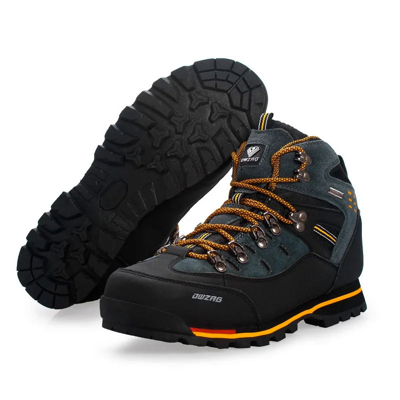 Men's Hiking Shoes, Outdoor Hiking Sports Shoes, High-quality, Fashionable and Casual Snow Boots for Men, Camping and Travel