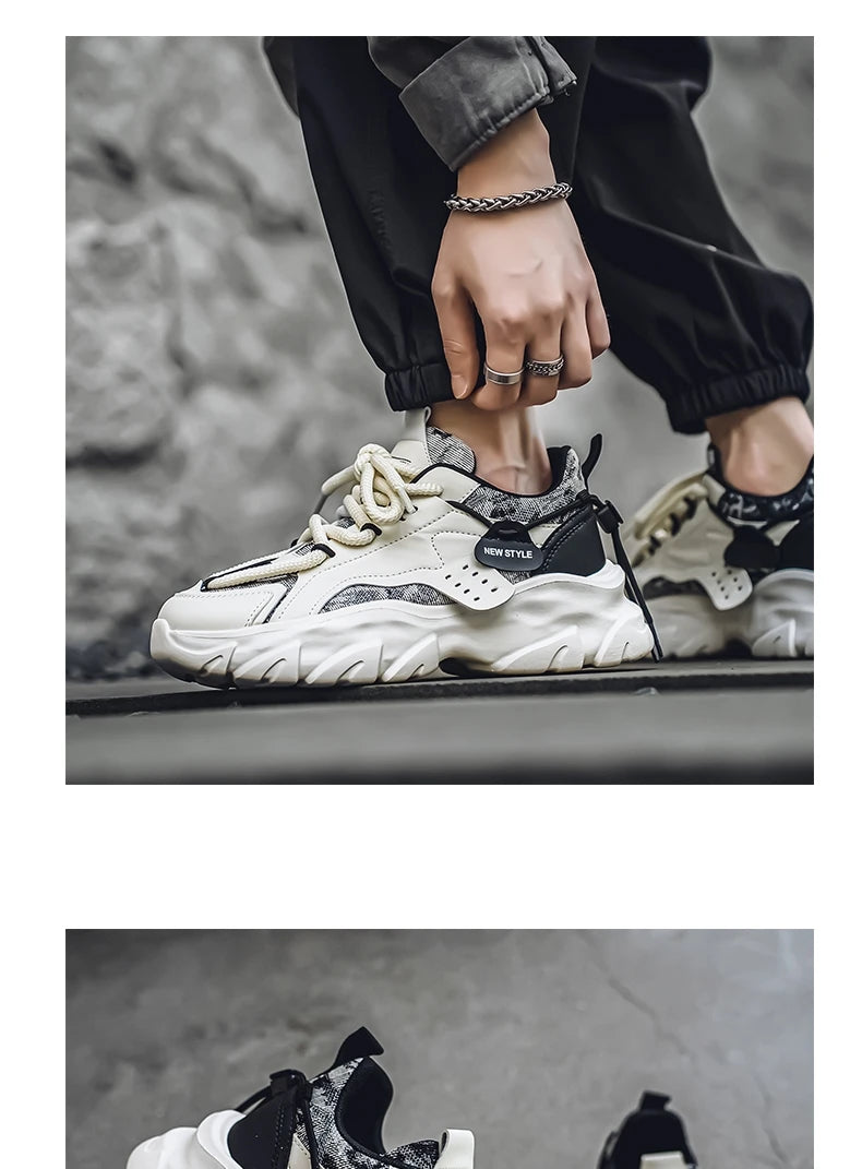 2024 New Shoes For Men Sneakers Male Casual Mens Shoe Big Shoelace Trainer Race Breathable Shoes Fashion Loafers Running