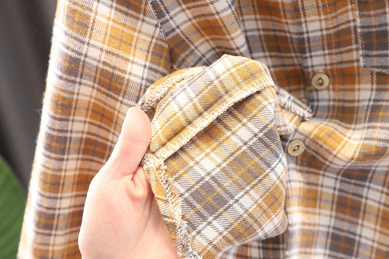 New Spring Autumn Baby Boys Clothes Suit Children Casual Plaid Shirt Vest Pants 3Pcs/Sets Toddler Cotton Costume Kids Tracksuits