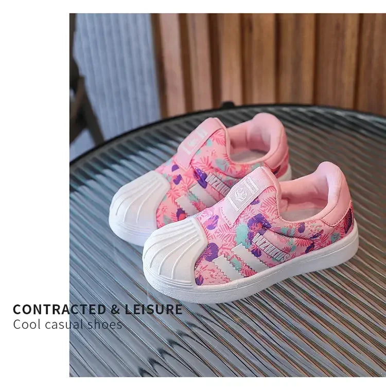 Kids Toddler Board Shoes 2025 Summer Soft Sole Fashion Spring Children's Sneakers Casual Baby Boys Girls Small White Shoes