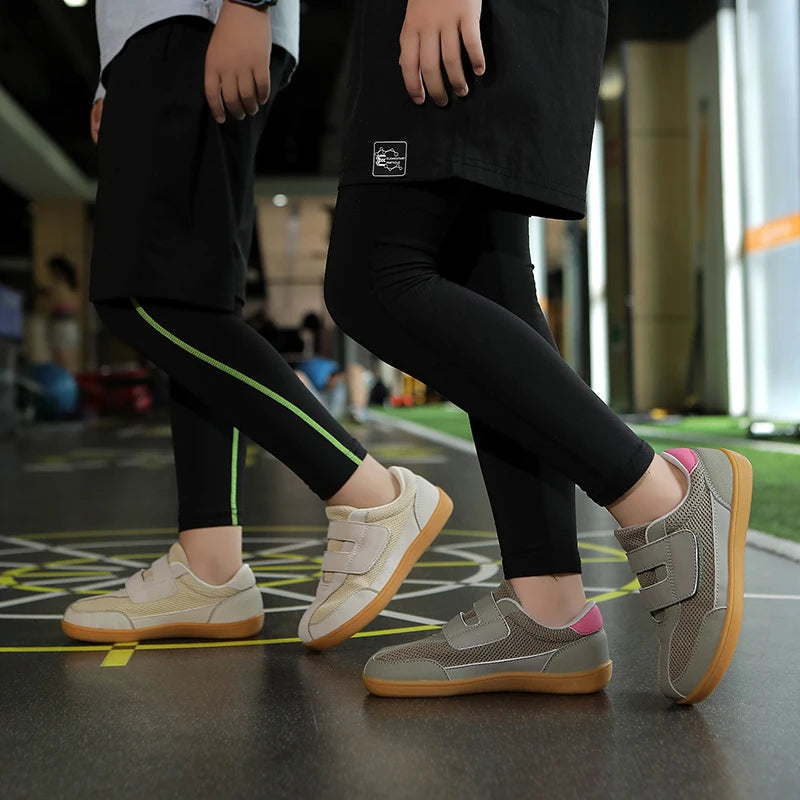 New Children's Soft Soled Board Shoes Boy's and Girl's Anti Slip Sports Rubber Shoes Lightweight Walking Shoes Casual Sneakers