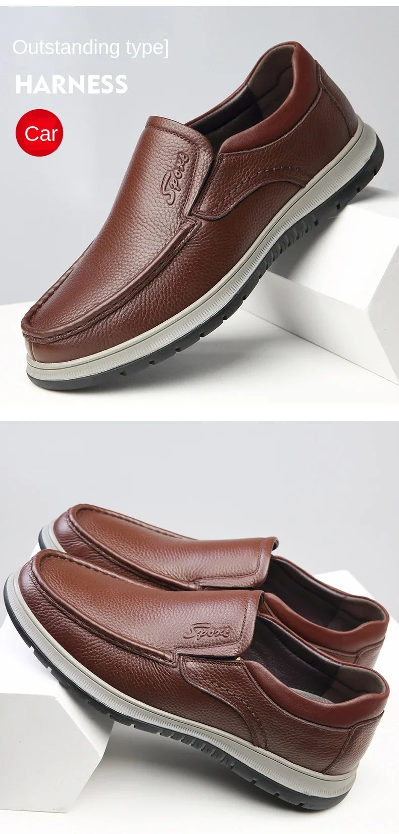 Casual Shoes For Men Flat Platform Walking Shoes Outdoor Footwear Loafers Breathable Sneakers Handmade Shoes Genuine