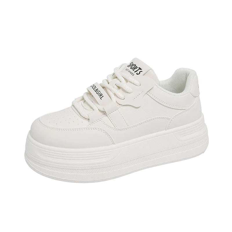 Kids Sports Shoes Fashion Versatile Girls Casual Shoes Soft Bottom 2025 Autumn New Children White Shoes Breathable Non-slip