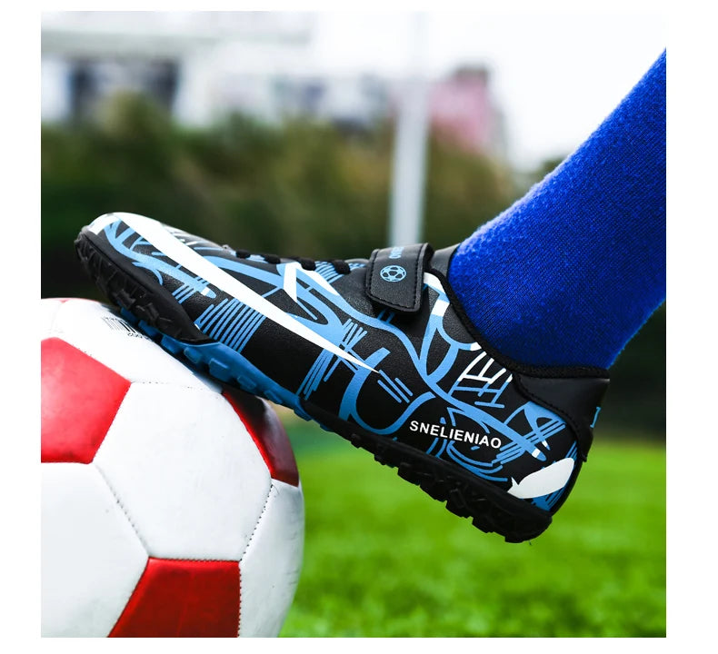 Soccer Shoes Kids Football Shoes TF/FG Cleats Grass Training Sport Footwear Trend Sneaker For Boys Chaussures De Football