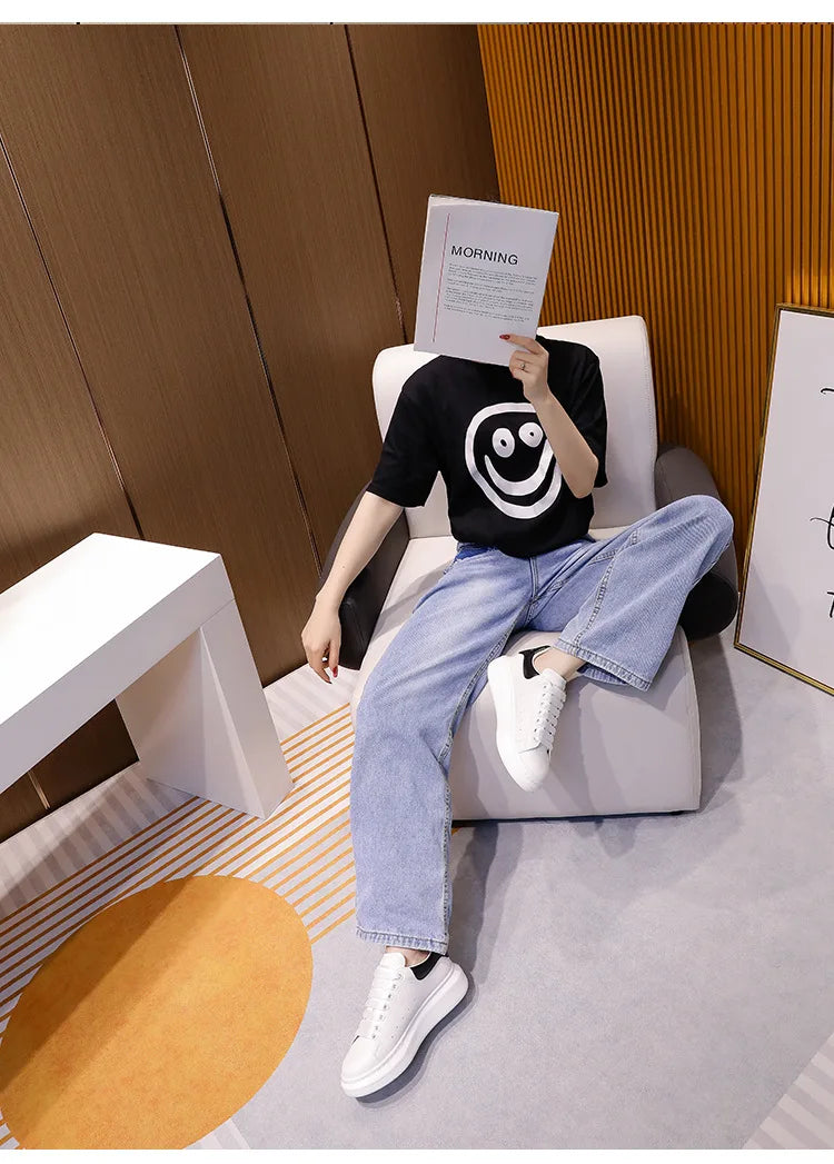 2024 Classic Leisure Sports Sneakers Height Increasing Lovers With Men's and Women's Thick Bottom fFlat Lace-up Waterproof Shoes