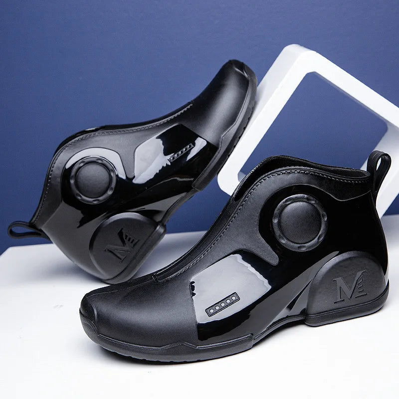 Motorcycle Boots Men Waterproof Riding Off-road Reflective Breathable Comfortable High Quality Wear-resistant Fishing Water Shoe