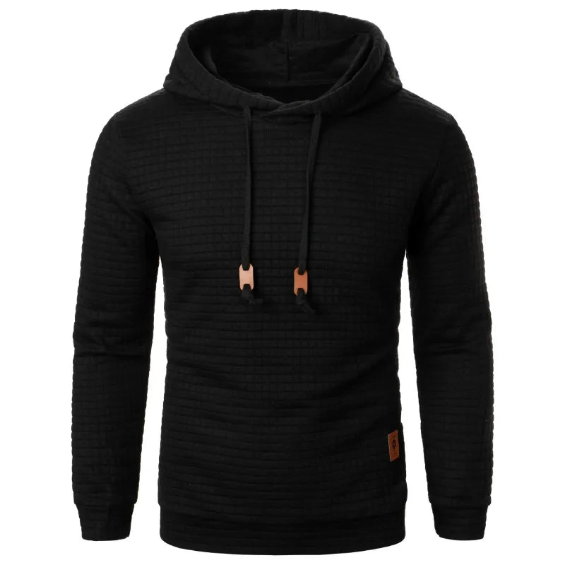 Hooded Outdoor Men's Long Sleeve Hoodie Sweatshirts Autum Breathable Solid Color Coats Sport Streetwear Pullover Tracksuit Men