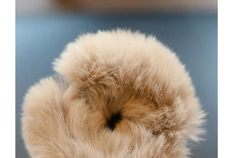 Botas Para Niña Plush Kid Snow Boot Winter Warmth Baby Walking Shoe Thick Boy Girl Cotton Shoe Soft Soled Child Shoe Padded Boot