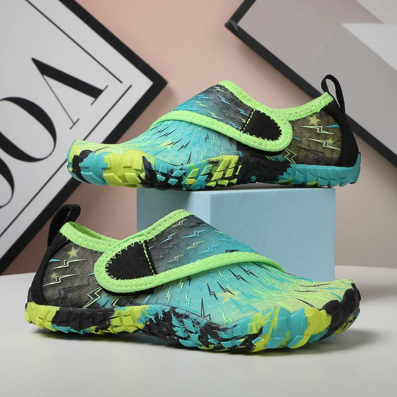 Kids Quick-Drying Shoes Anti Slip Wear-Resistant Cushioning Collision Prevention Soft Breathable Kids Quick-Drying Water Shoes