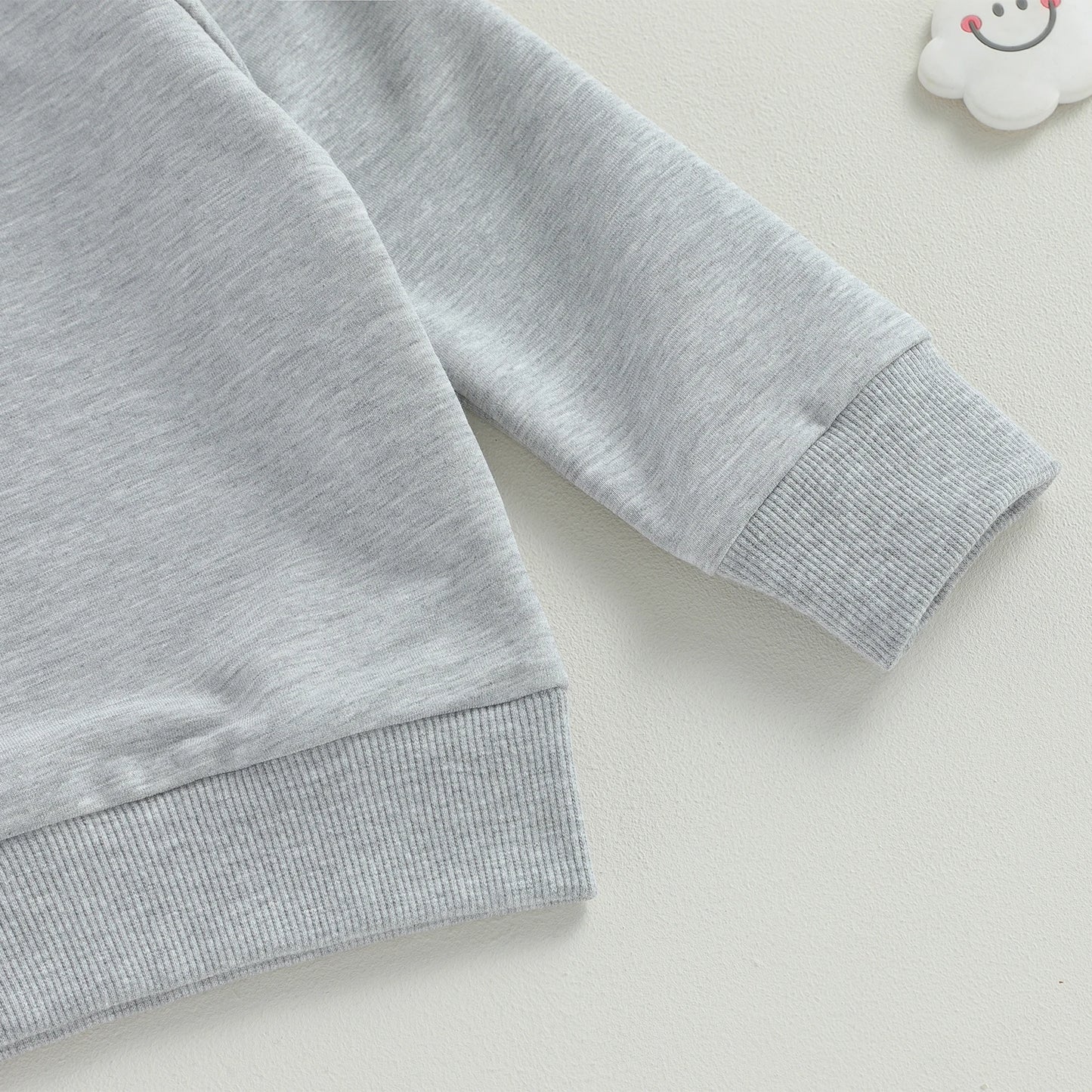 Pudcoco Newborn Baby Boy 2 Piece Outfits Solid Color Long Sleeve Sweatshirt and Elastic Pants for Toddler Fall Tracksuit 0-3T