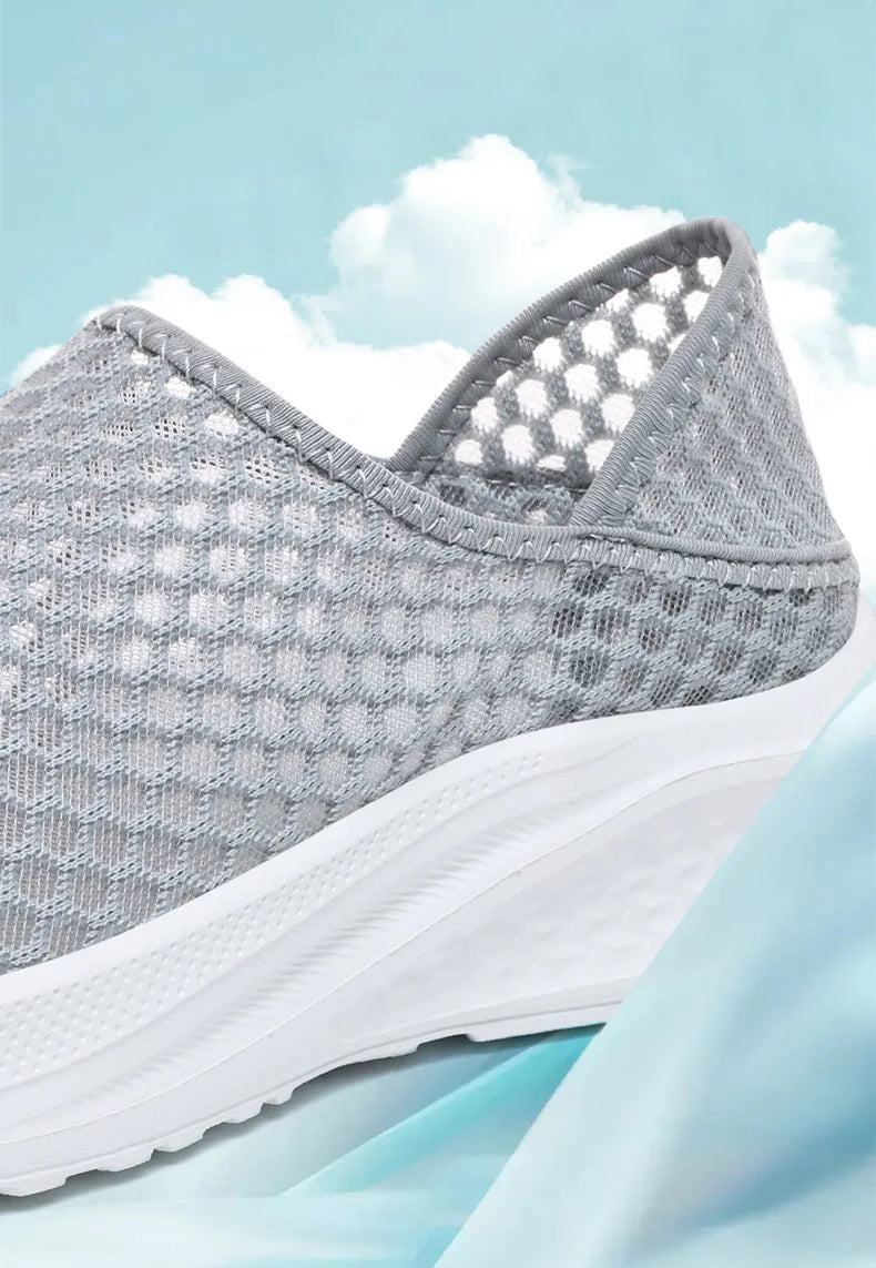 Women Shoes Loafers Light Walking Breathable Summer Comfortable Casual Shoes Women Sneakers  Black Whitezapatillas de mujer