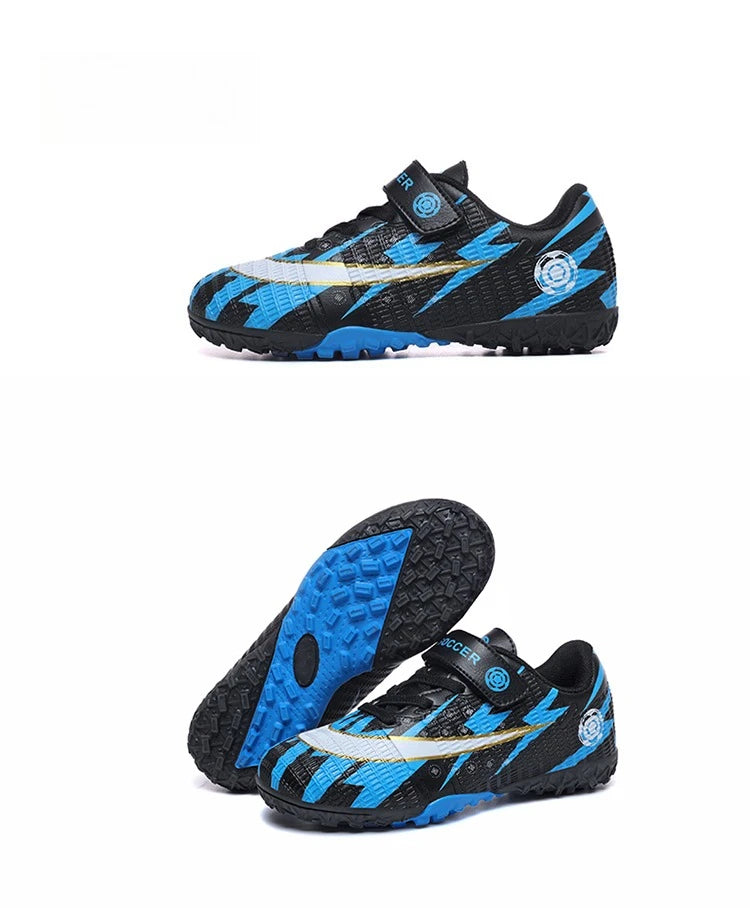 Kids Soccer Shoes TF School Football Boots Boys Girls Cleats Grass Sneakers Child Outdoor Athletic Training Sports Footwear28-39