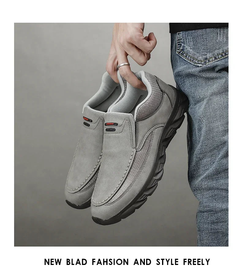 Walking Shoes for Men Loafers Sneakers New Fashion Handmade Retro Leisure Loafers Shoes Zapatos Casuales Hombres Men Shoes