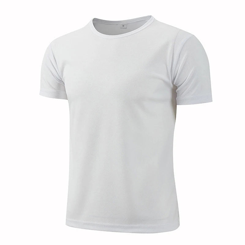 Quick Dry Short Sleeve Sport Tees Tops Gym Jerseys Fitness Shirt Trainer Running T-Shirt Breathable Sportswears Men Women
