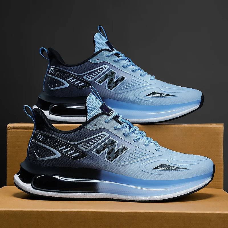 Sports Shoes for Men Mesh Breathable Comfortable Outdoor Sports Trendy Lace-up Sneakers 2025 New Casual Running Shoes for Man