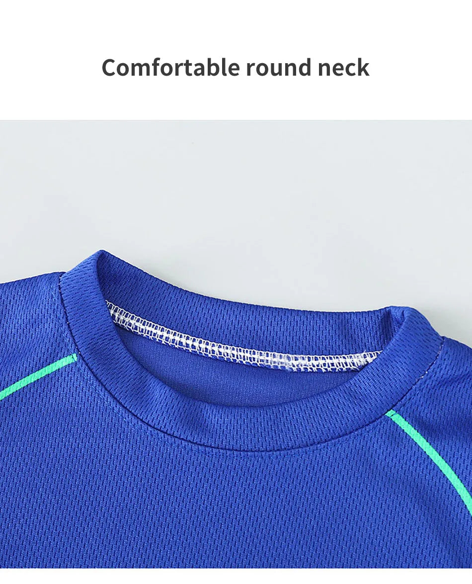 Summer Collection Boys Basketball-Inspired Quick-Dry Homewear Set Solid Color Sports Short and Sleeved Shorts Children Sets