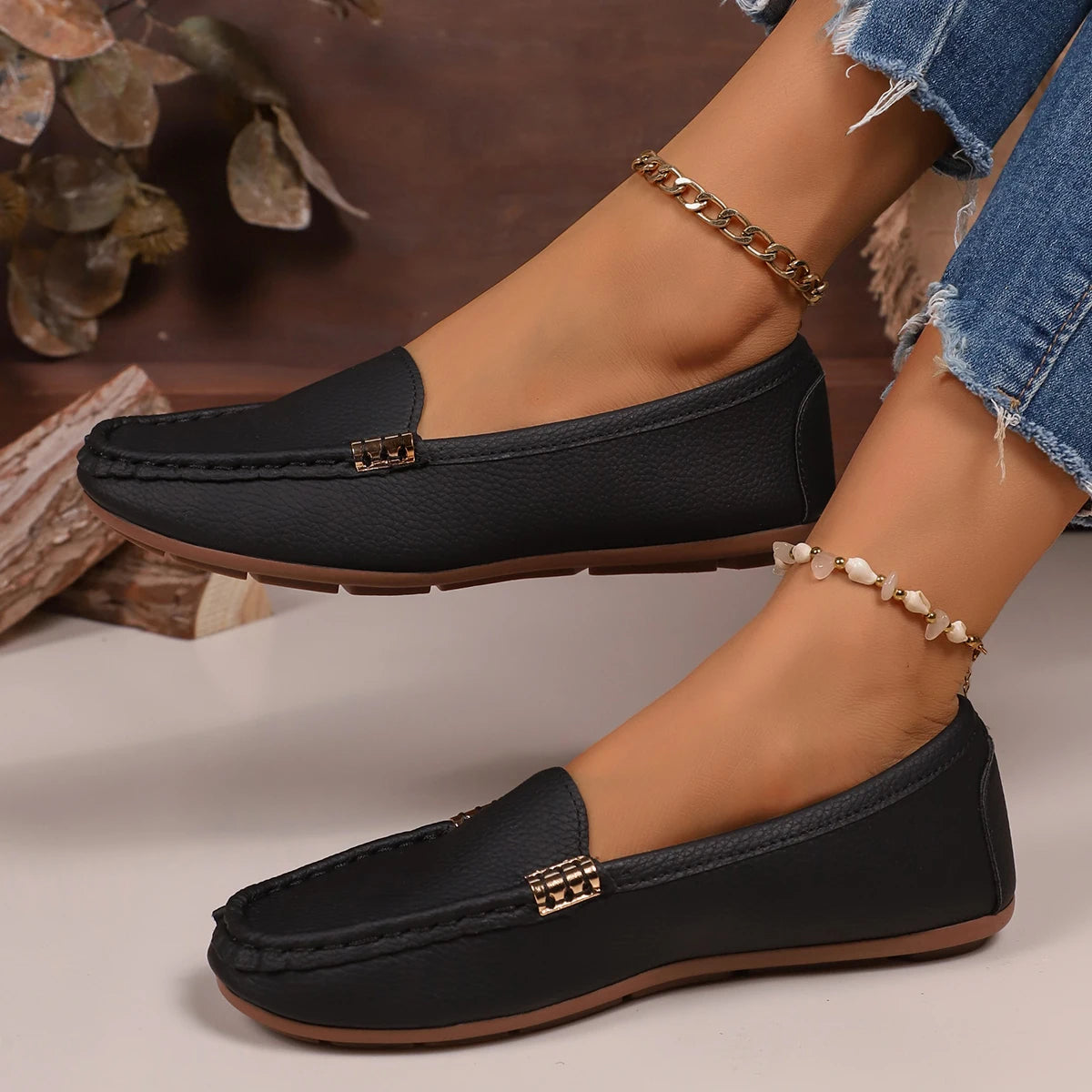 Women Loafers 2025 New Lightweight Shoes for Women Comfortable Casual Sneakers Slip on Ballet Flat Shoes Women Zapatos De Mujer